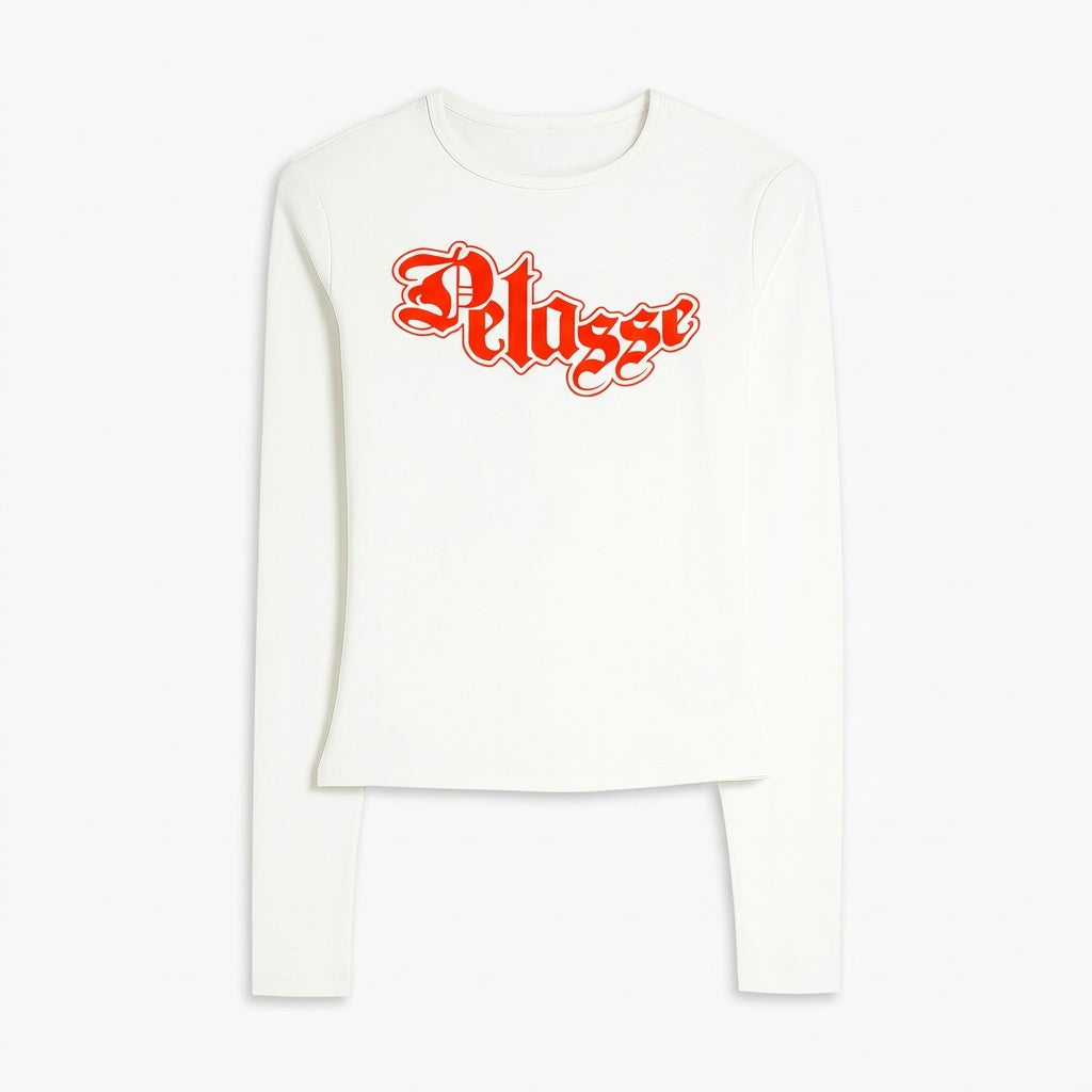Crop-Top Petasse Paillette Rouge
