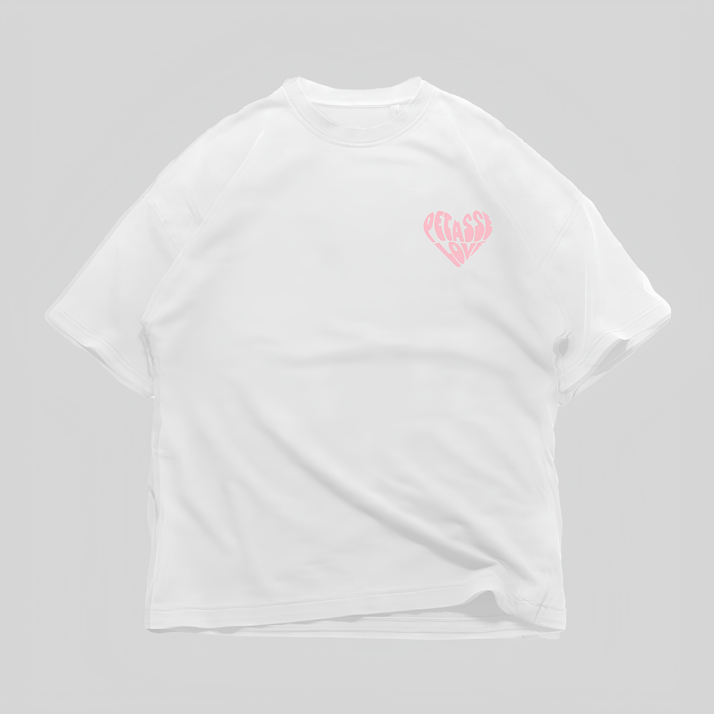 T-Shirt Petasse Love Rose