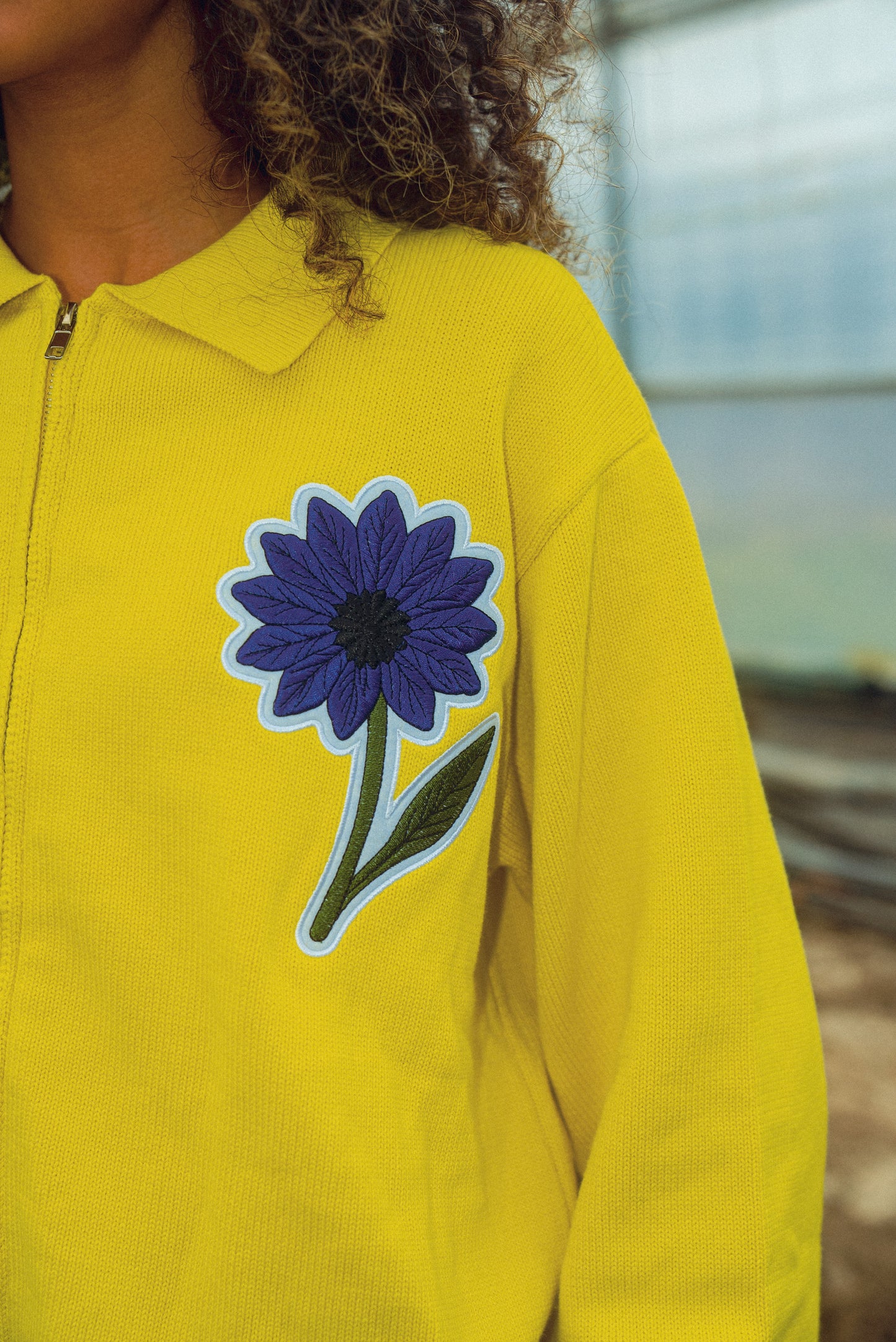 Veste Zip Tournesols