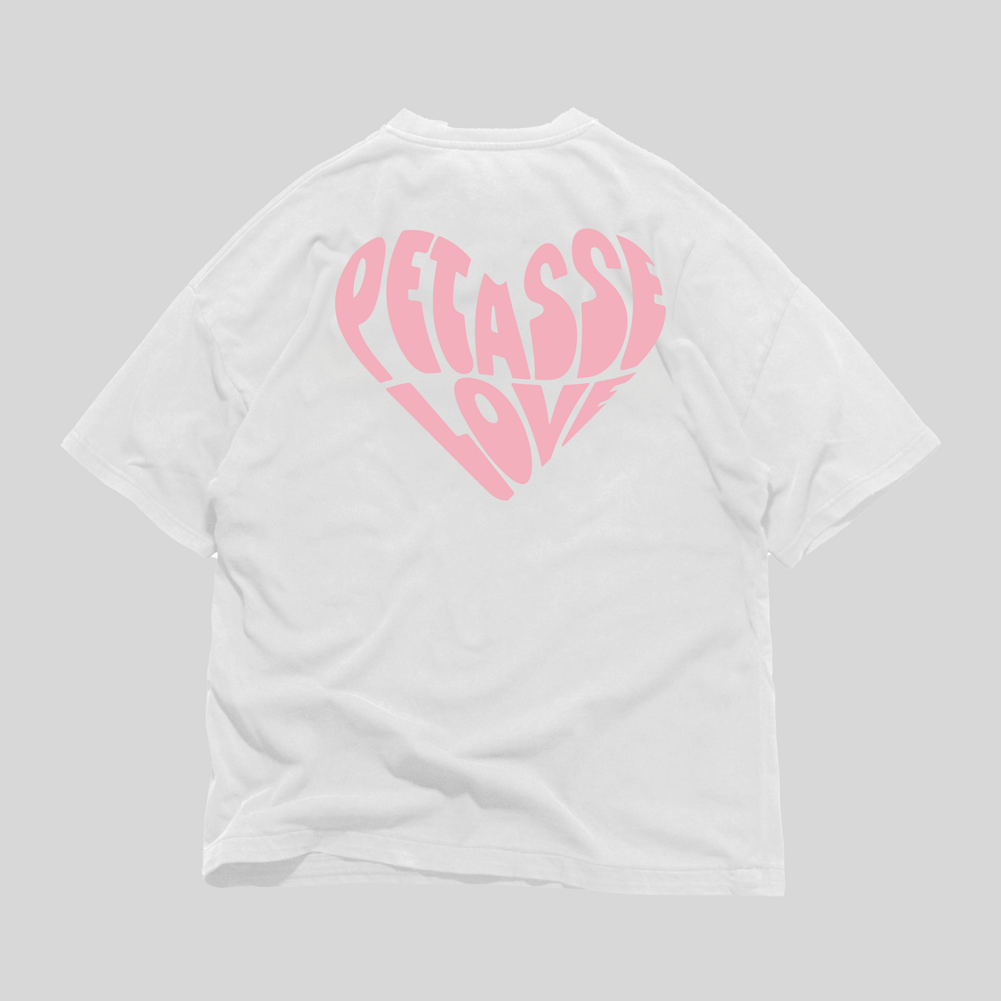 T-Shirt Petasse Love Rose